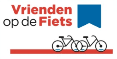 Vrienden op de fiets